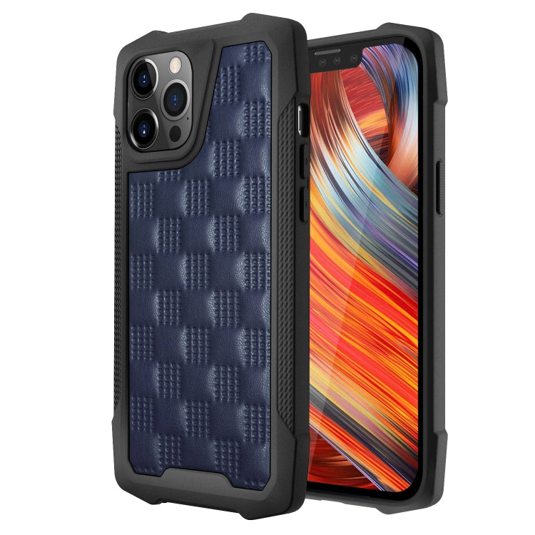For iPhone 13 Pro Max 3D Embossed PU+PC+TPU Non-slip Shockproof Protective Case