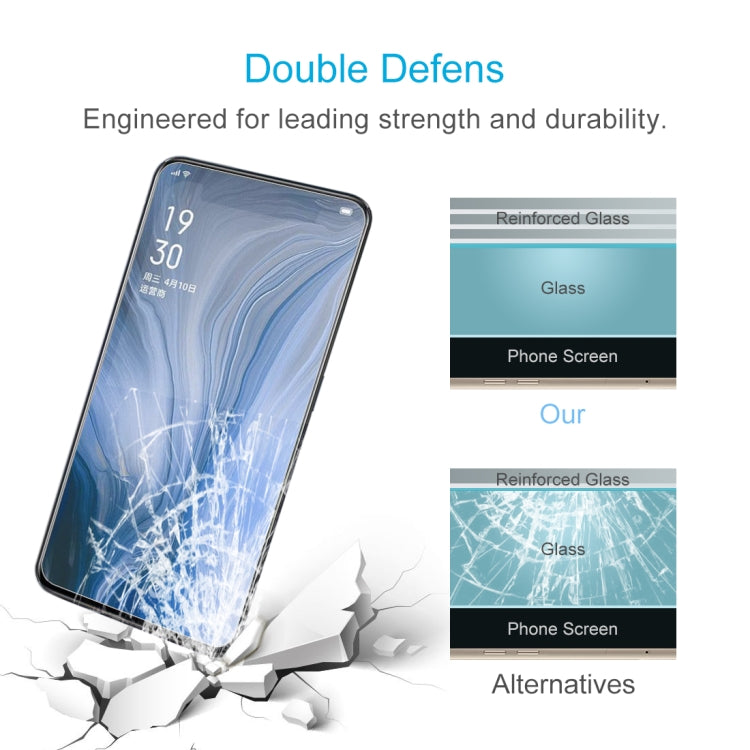 For OPPO Reno4 4G 0.26mm 9H 2.5D Tempered Glass Film