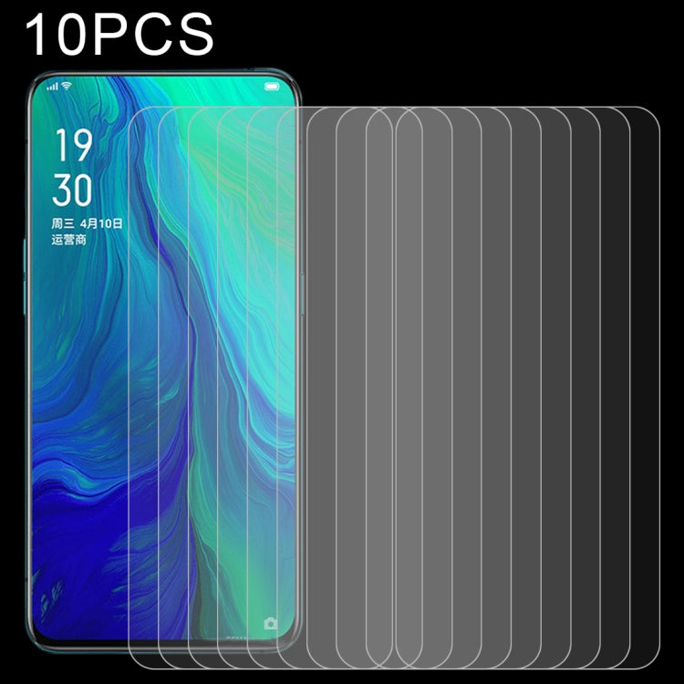 For OPPO Reno5 5G / Reno5 Z 5G 10 PCS 0.26mm 9H 2.5D Tempered Glass Film