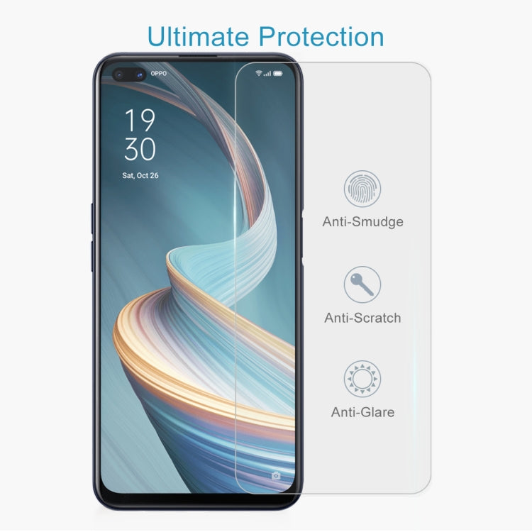 For OPPO Reno4 Z 5G 10 PCS 0.26mm 9H 2.5D Tempered Glass Film