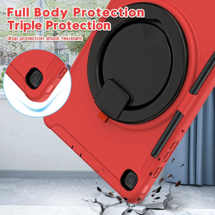 Shockproof TPU + PC Protective Case with 360 Degree Rotation Foldable Handle Grip Holder & Pen Slot For Samsung Galaxy Tab S6 Lite 10.4 inch P610