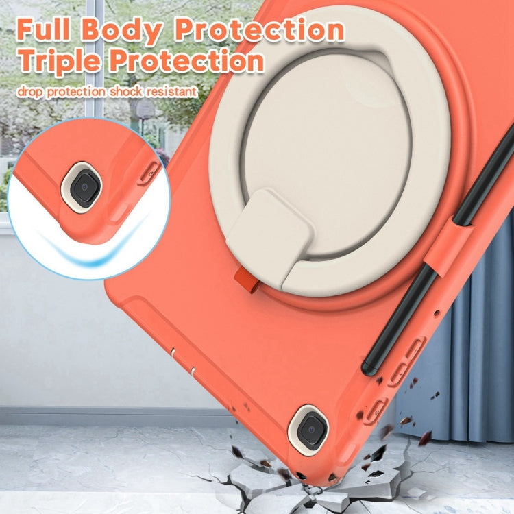 Shockproof TPU + PC Protective Case with 360 Degree Rotation Foldable Handle Grip Holder & Pen Slot For Samsung Galaxy Tab S6 Lite 10.4 inch P610