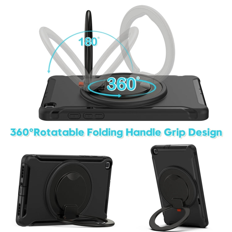 Shockproof TPU + PC Protective Case with 360 Degree Rotation Foldable Handle Grip Holder & Pen Slot For Samsung Galaxy Tab A 8.0 2019 T290