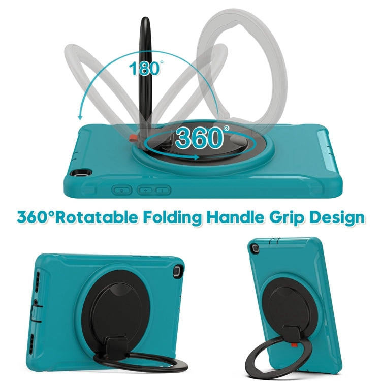 Shockproof TPU + PC Protective Case with 360 Degree Rotation Foldable Handle Grip Holder & Pen Slot For Samsung Galaxy Tab A 8.0 2019 T290
