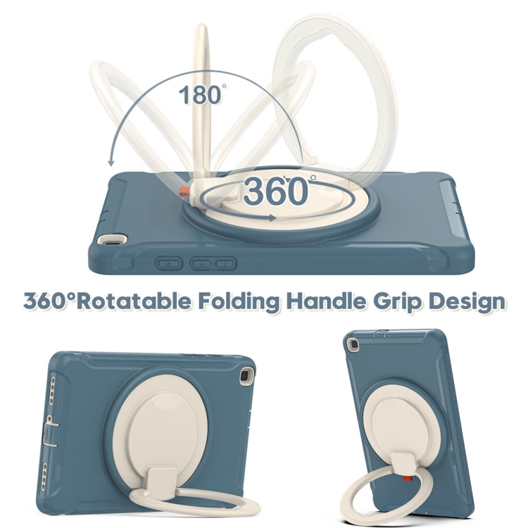 Shockproof TPU + PC Protective Case with 360 Degree Rotation Foldable Handle Grip Holder & Pen Slot For Samsung Galaxy Tab A 8.0 2019 T290