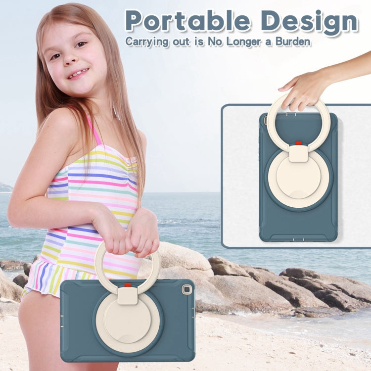 Shockproof TPU + PC Protective Case with 360 Degree Rotation Foldable Handle Grip Holder & Pen Slot For Samsung Galaxy Tab A 8.0 2019 T290