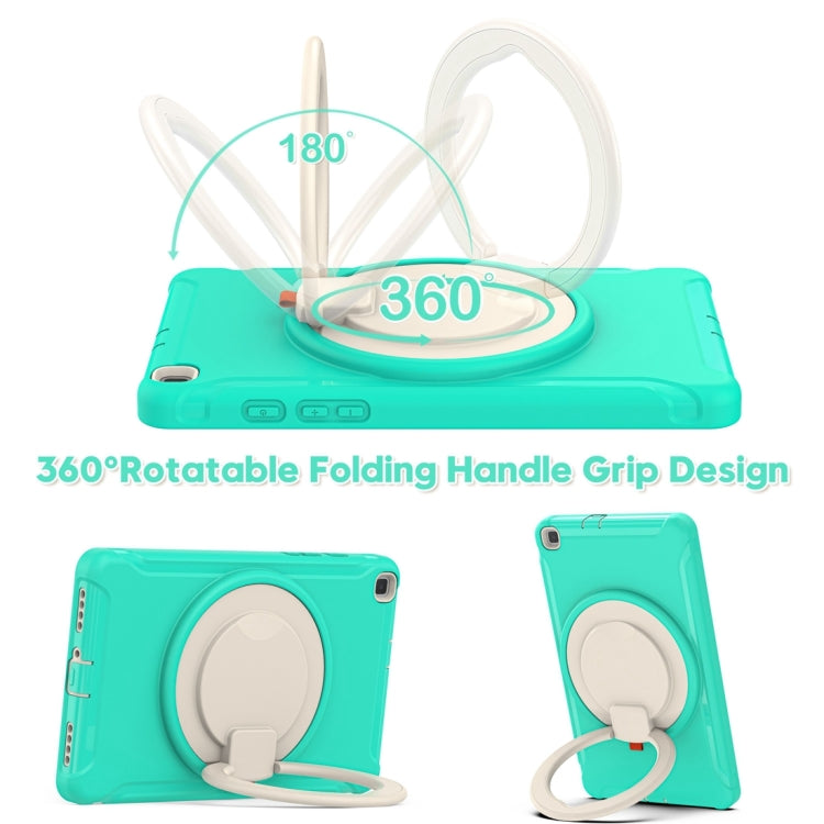 Shockproof TPU + PC Protective Case with 360 Degree Rotation Foldable Handle Grip Holder & Pen Slot For Samsung Galaxy Tab A 8.0 2019 T290