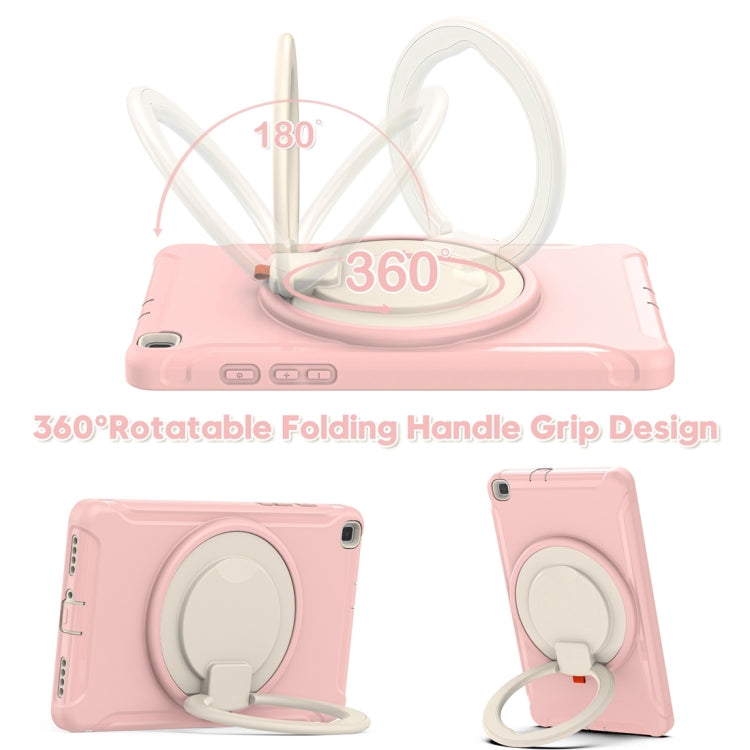 Shockproof TPU + PC Protective Case with 360 Degree Rotation Foldable Handle Grip Holder & Pen Slot For Samsung Galaxy Tab A 8.0 2019 T290
