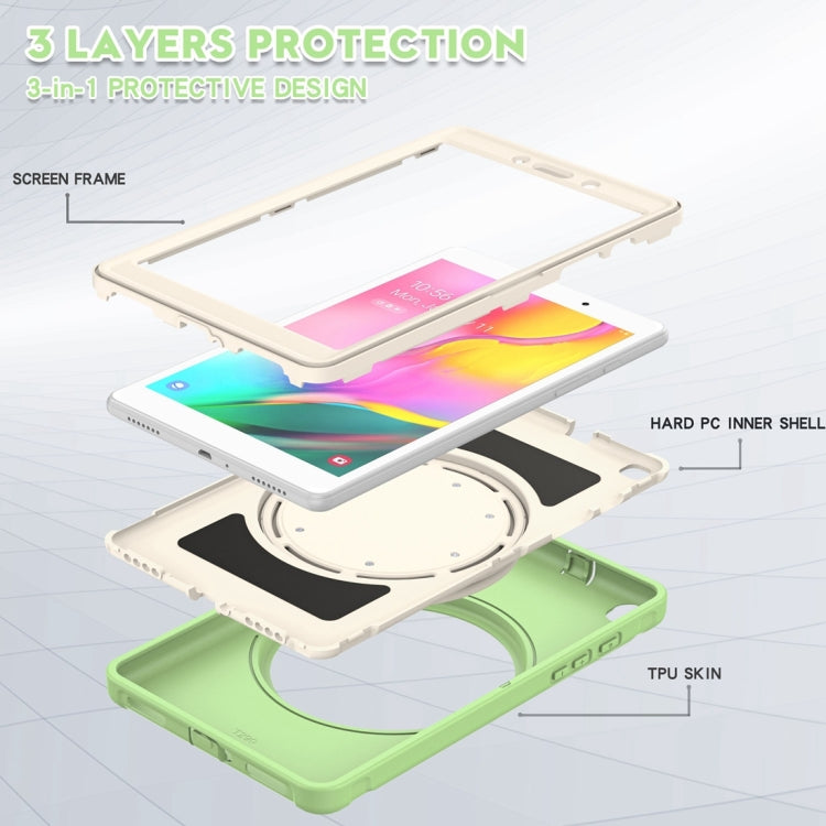 Shockproof TPU + PC Protective Case with 360 Degree Rotation Foldable Handle Grip Holder & Pen Slot For Samsung Galaxy Tab A 8.0 2019 T290