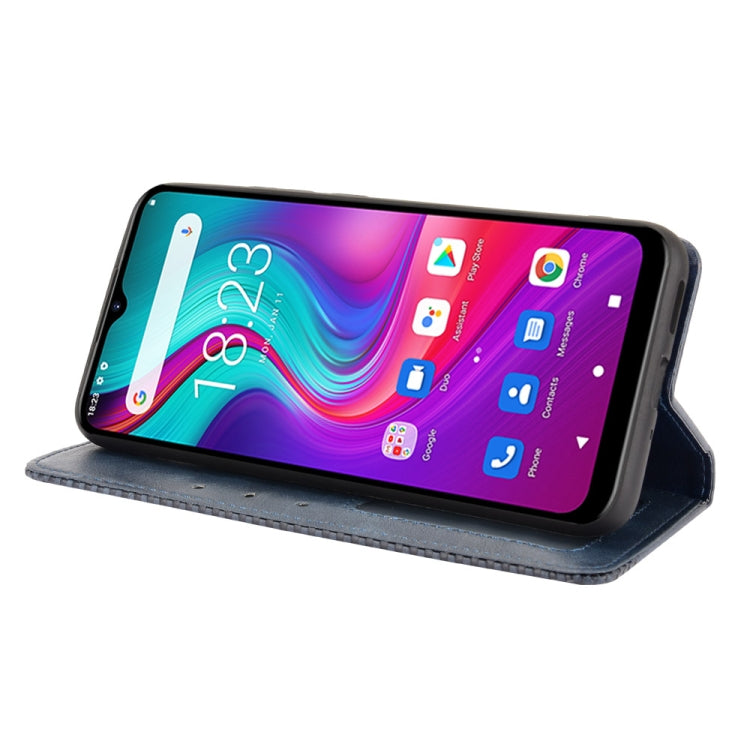 For Doogee X96 Pro Magnetic Buckle Retro Crazy Horse Texture Horizontal Flip Leather Case with Holder & Card Slots & Photo Frame