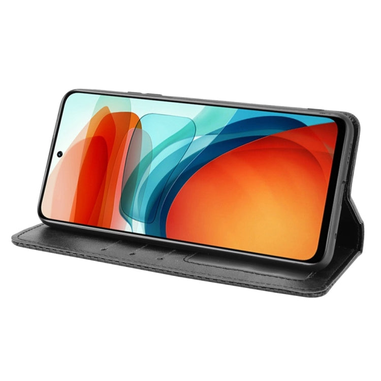 For Xiaomi Redmi Note 10 Pro 5G / Poco X3 GT Magnetic Buckle Retro Crazy Horse Texture Horizontal Flip Leather Case with Holder & Card Slots & Photo Frame