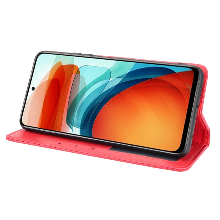 For Xiaomi Redmi Note 10 Pro 5G / Poco X3 GT Magnetic Buckle Retro Crazy Horse Texture Horizontal Flip Leather Case with Holder & Card Slots & Photo Frame