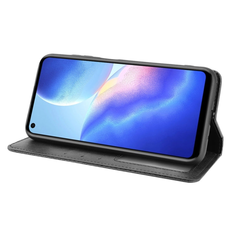 For Blackview A90 Magnetic Buckle Retro Crazy Horse Texture Horizontal Flip Leather Case with Holder & Card Slots & Photo Frame