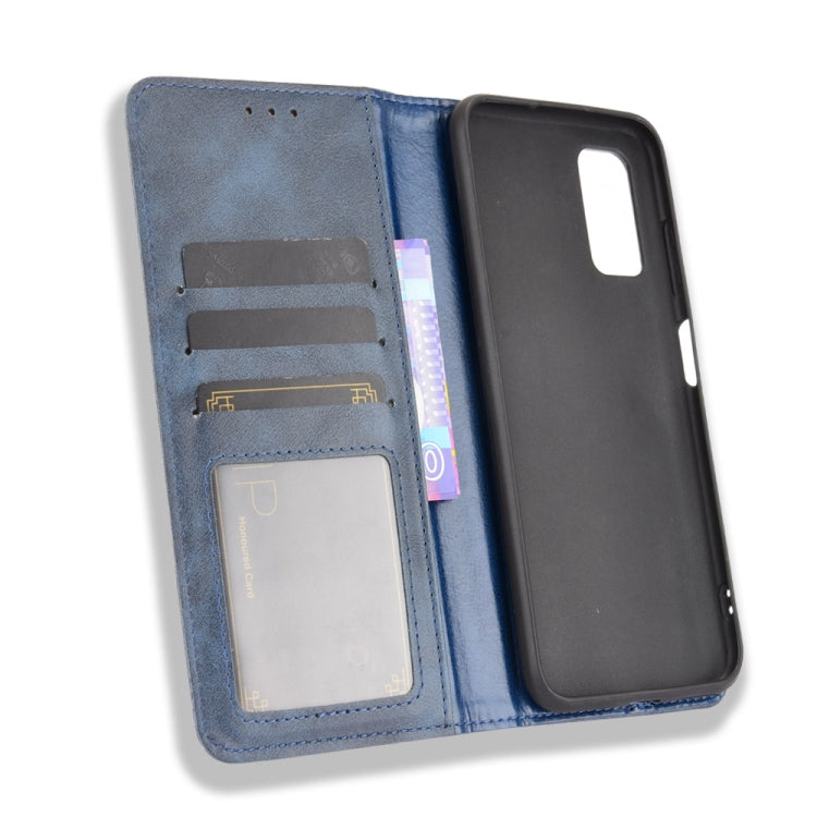 For Blackview A90 Magnetic Buckle Retro Crazy Horse Texture Horizontal Flip Leather Case with Holder & Card Slots & Photo Frame