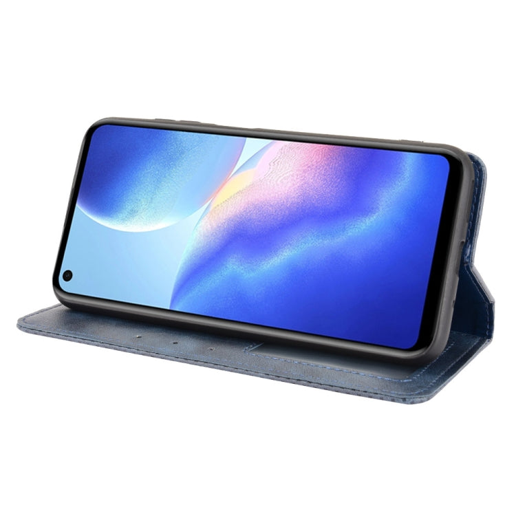 For Blackview A90 Magnetic Buckle Retro Crazy Horse Texture Horizontal Flip Leather Case with Holder & Card Slots & Photo Frame
