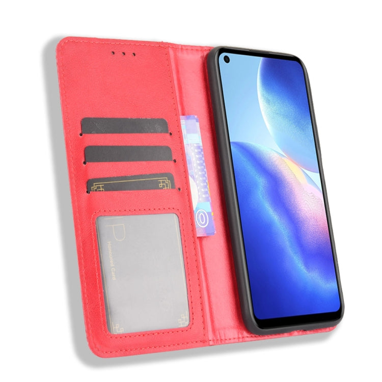 For Blackview A90 Magnetic Buckle Retro Crazy Horse Texture Horizontal Flip Leather Case with Holder & Card Slots & Photo Frame