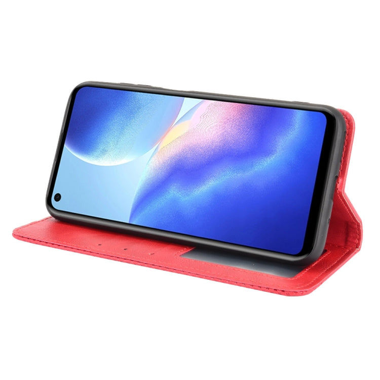 For Blackview A90 Magnetic Buckle Retro Crazy Horse Texture Horizontal Flip Leather Case with Holder & Card Slots & Photo Frame