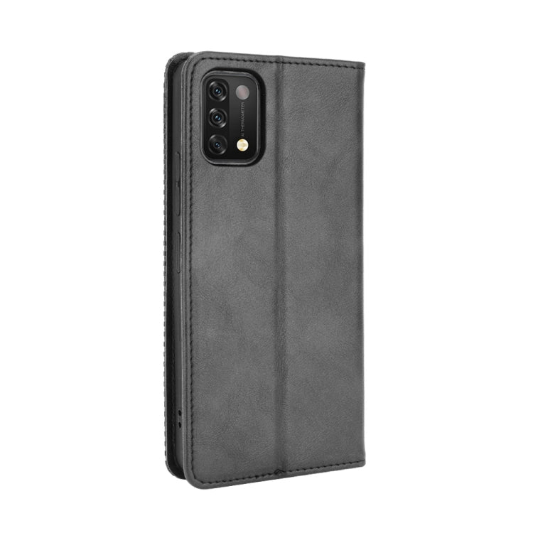 For Umidigi A11 Magnetic Buckle Retro Crazy Horse Texture Horizontal Flip Leather Case with Holder & Card Slots & Photo Frame