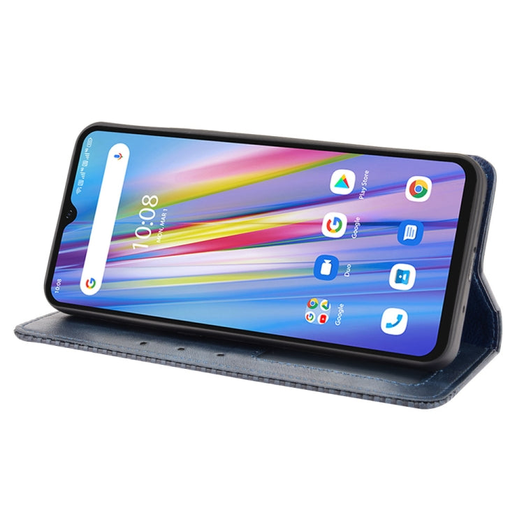 For Umidigi A11 Magnetic Buckle Retro Crazy Horse Texture Horizontal Flip Leather Case with Holder & Card Slots & Photo Frame
