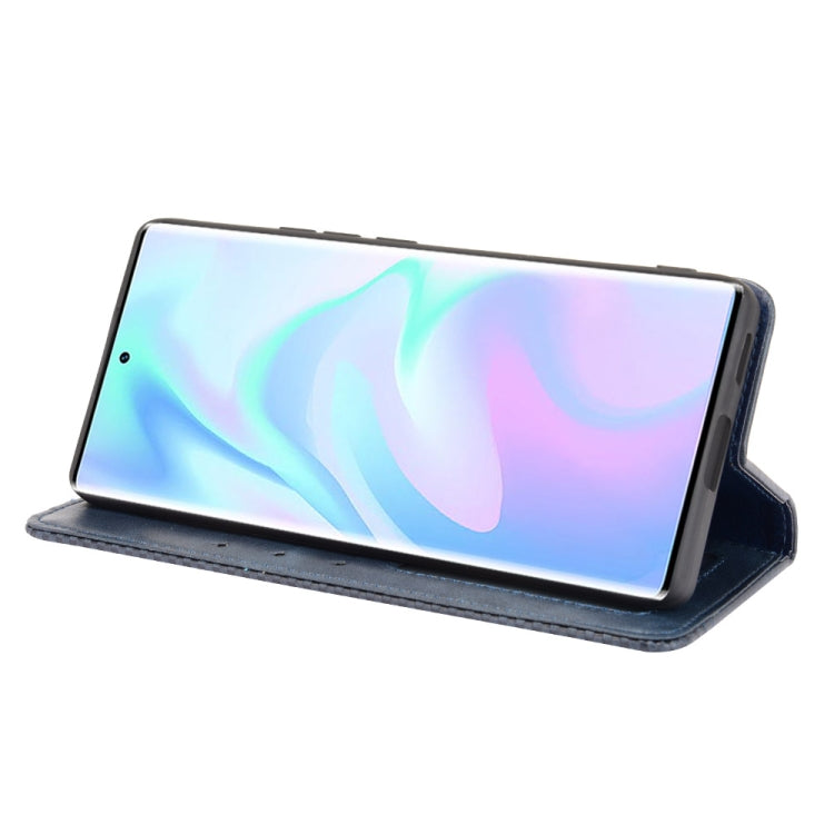 For ZTE Axon 30 Ultra 5G Magnetic Buckle Retro Crazy Horse Texture Horizontal Flip Leather Case with Holder & Card Slots & Photo Frame