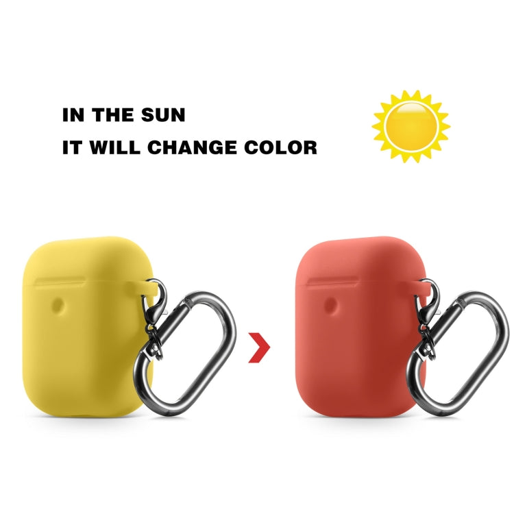 Discoloration in Sun Silicone Protective Case Cover for AirPods 1/2