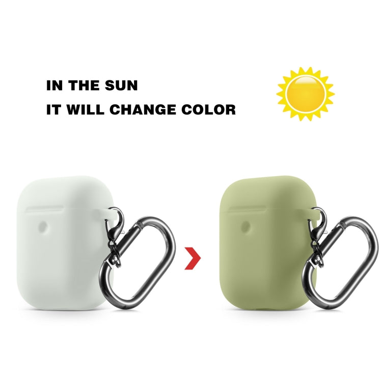 Discoloration in Sun Silicone Protective Case Cover for AirPods 1/2