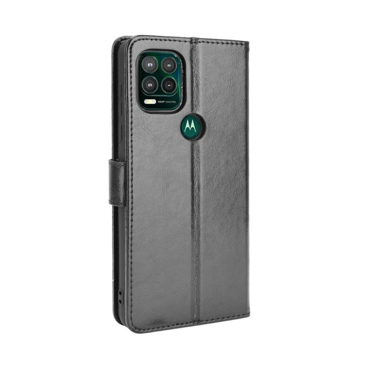 For Motorola Moto G Stylus 5G 2021 Crazy Horse Texture Horizontal Flip Leather Case with Holder & Card Slots & Lanyard