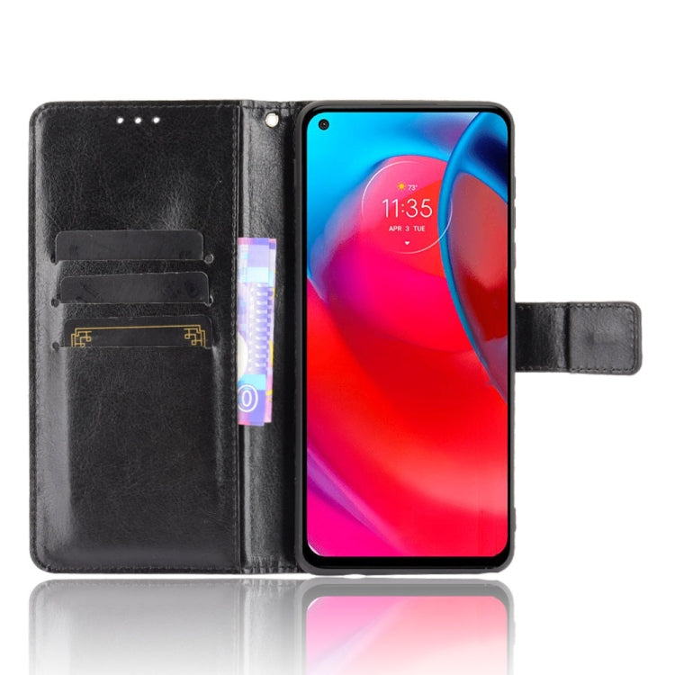 For Motorola Moto G Stylus 5G 2021 Crazy Horse Texture Horizontal Flip Leather Case with Holder & Card Slots & Lanyard