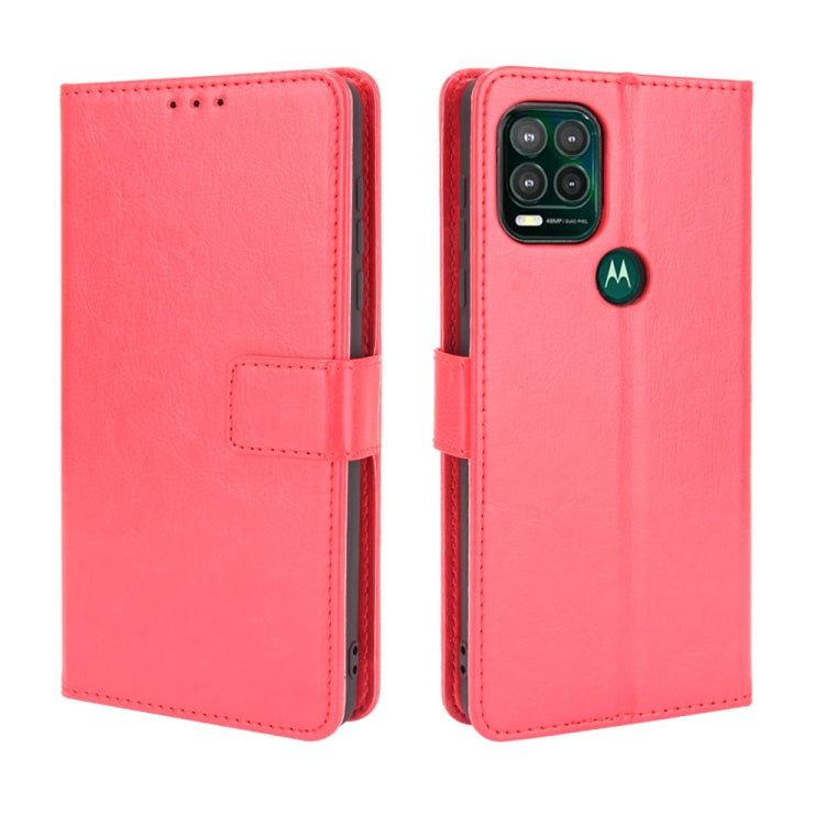 For Motorola Moto G Stylus 5G 2021 Crazy Horse Texture Horizontal Flip Leather Case with Holder & Card Slots & Lanyard