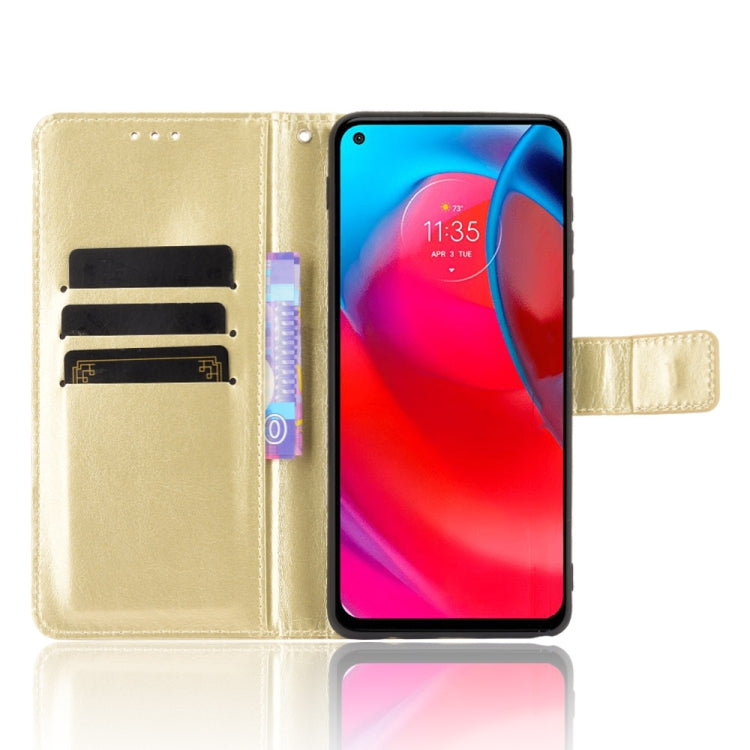 For Motorola Moto G Stylus 5G 2021 Crazy Horse Texture Horizontal Flip Leather Case with Holder & Card Slots & Lanyard