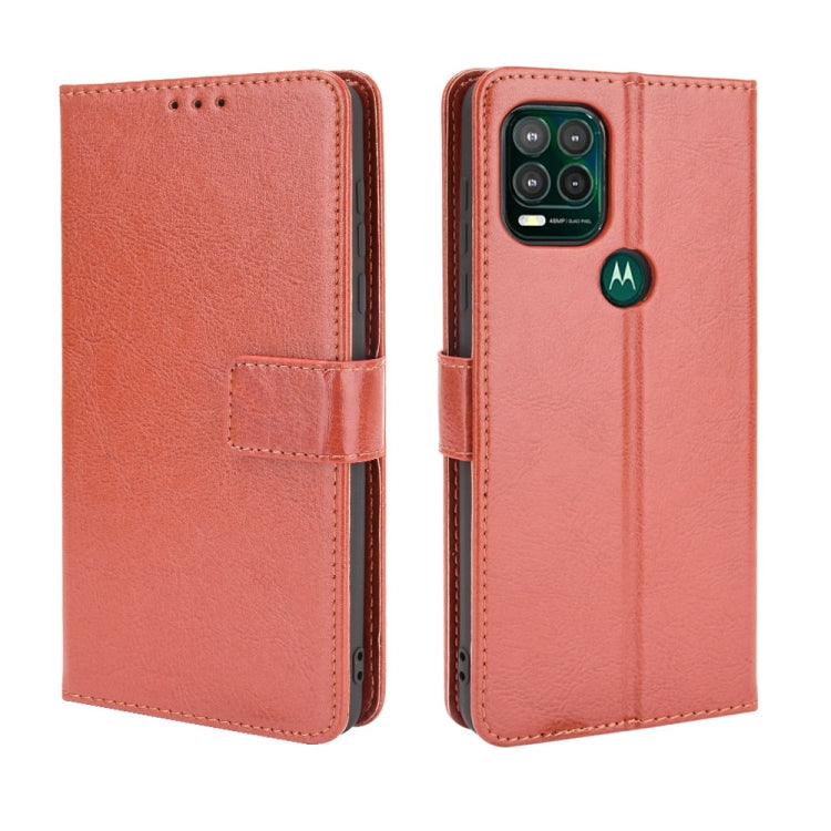 For Motorola Moto G Stylus 5G 2021 Crazy Horse Texture Horizontal Flip Leather Case with Holder & Card Slots & Lanyard
