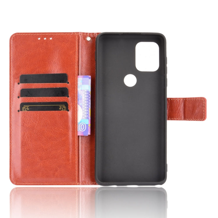For Motorola Moto G Stylus 5G 2021 Crazy Horse Texture Horizontal Flip Leather Case with Holder & Card Slots & Lanyard
