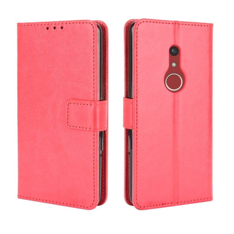 For Fujitsu Arrows BZ02/Be4 Plus/F-41B Crazy Horse Texture Horizontal Flip Leather Case with Holder & Card Slots & Lanyard