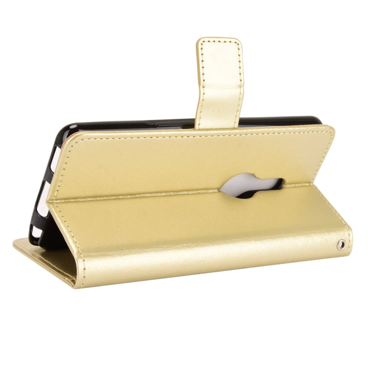 For Fujitsu Arrows BZ02/Be4 Plus/F-41B Crazy Horse Texture Horizontal Flip Leather Case with Holder & Card Slots & Lanyard