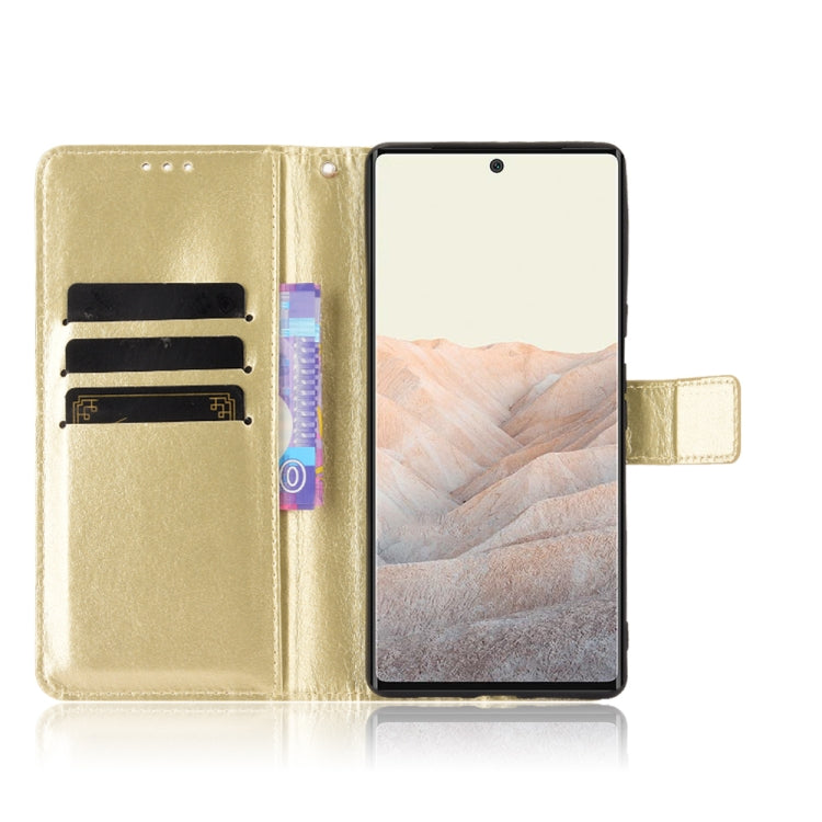 For Google Pixel 6 Crazy Horse Texture Horizontal Flip Leather Case with Holder & Card Slots & Lanyard