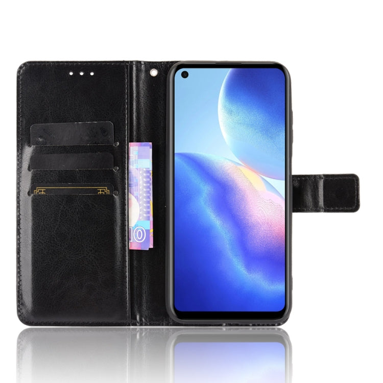 For Blackview A90 Crazy Horse Texture Horizontal Flip Leather Case with Holder & Card Slots & Lanyard