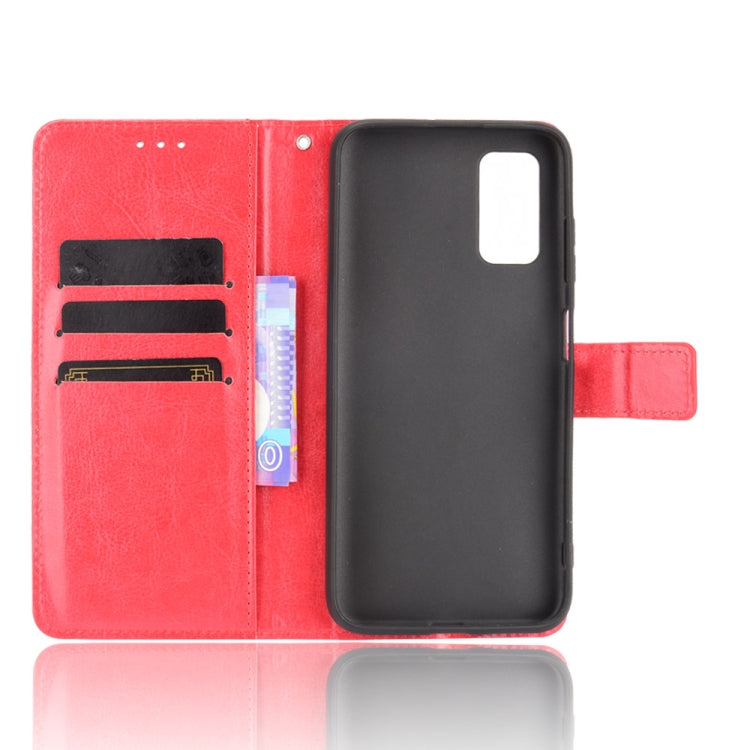 For Blackview A90 Crazy Horse Texture Horizontal Flip Leather Case with Holder & Card Slots & Lanyard