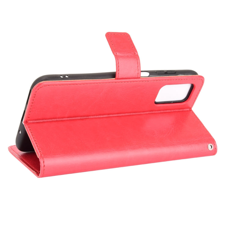For Blackview A90 Crazy Horse Texture Horizontal Flip Leather Case with Holder & Card Slots & Lanyard