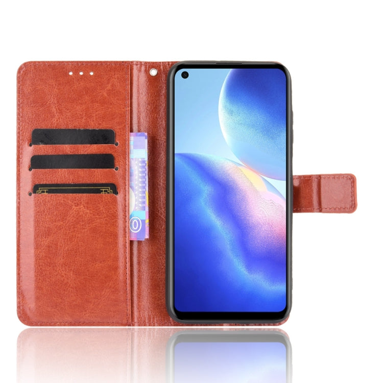For Blackview A90 Crazy Horse Texture Horizontal Flip Leather Case with Holder & Card Slots & Lanyard