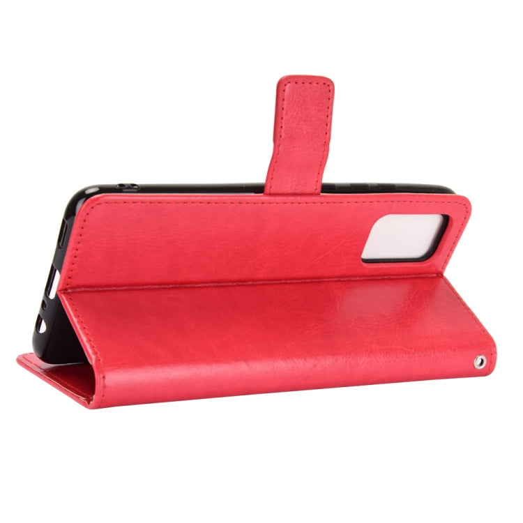 For Samsung Galaxy A03s 164mm Crazy Horse Texture Horizontal Flip Leather Case with Holder & Card Slots & Lanyard