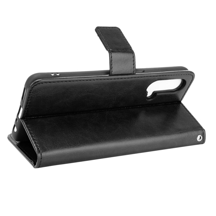 For OnePlus Nord CE 5G Crazy Horse Texture Horizontal Flip Leather Case with Holder & Card Slots & Lanyard
