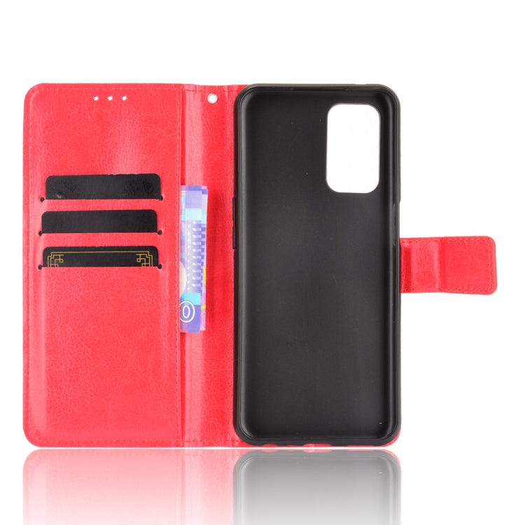 For OnePlus Nord N200 5G Crazy Horse Texture Horizontal Flip Leather Case with Holder & Card Slots & Lanyard