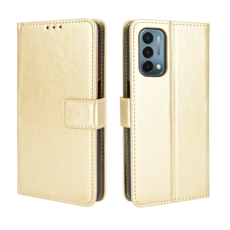 For OnePlus Nord N200 5G Crazy Horse Texture Horizontal Flip Leather Case with Holder & Card Slots & Lanyard