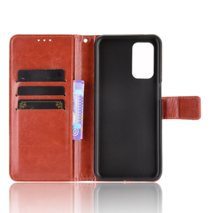 For OnePlus Nord N200 5G Crazy Horse Texture Horizontal Flip Leather Case with Holder & Card Slots & Lanyard