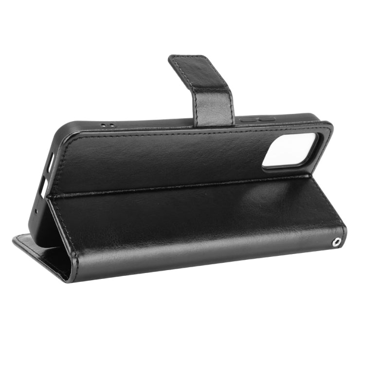 For Umidigi A11 Crazy Horse Texture Horizontal Flip Leather Case with Holder & Card Slots & Lanyard