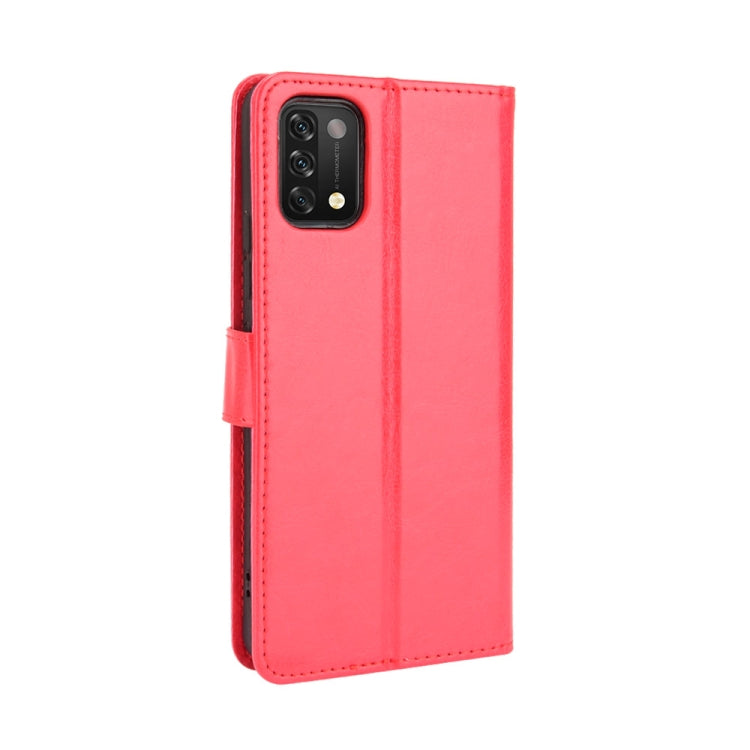 For Umidigi A11 Crazy Horse Texture Horizontal Flip Leather Case with Holder & Card Slots & Lanyard