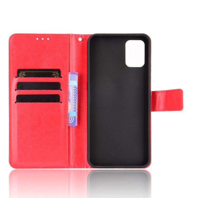 For Umidigi A11 Crazy Horse Texture Horizontal Flip Leather Case with Holder & Card Slots & Lanyard
