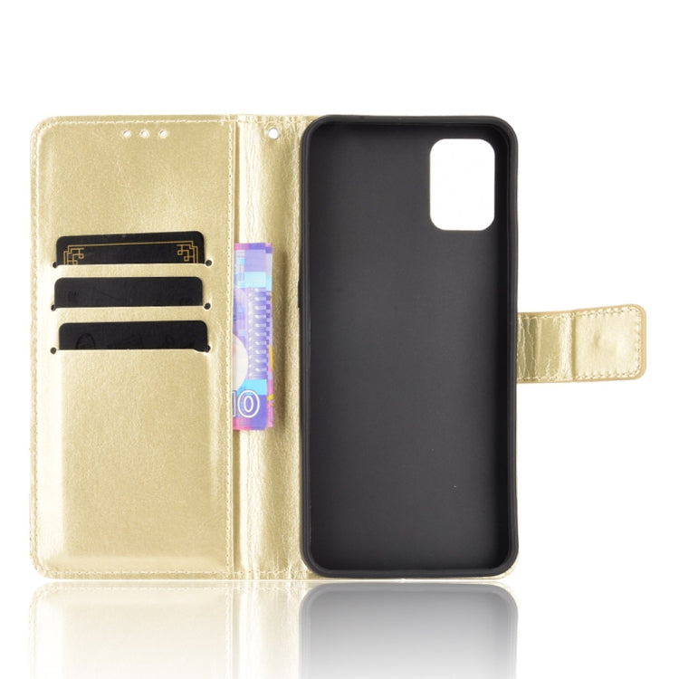 For Umidigi A11 Crazy Horse Texture Horizontal Flip Leather Case with Holder & Card Slots & Lanyard