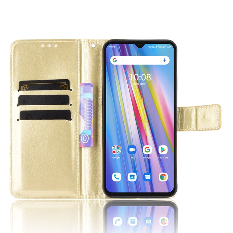 For Umidigi A11 Crazy Horse Texture Horizontal Flip Leather Case with Holder & Card Slots & Lanyard