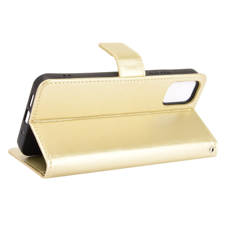 For Umidigi A11 Crazy Horse Texture Horizontal Flip Leather Case with Holder & Card Slots & Lanyard
